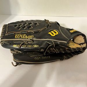 Wilson Softball Glove Mitt Black Optima Gold OG1 A9812 RHT